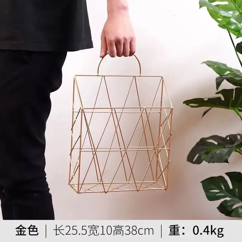 Новые полки для хранения на стене железная комбинированная газетная корзина