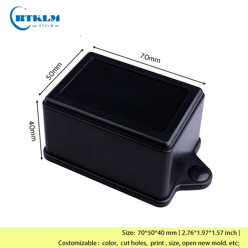 

DIY junction box Wall mounting plastic project box ABS plastic electronic enclosure small instrument case 70*50*40mm