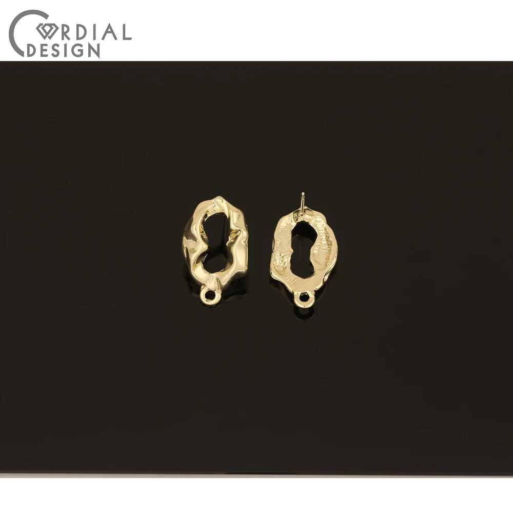 

Cordial Design 100Pcs 12*20MM Jewelry Accessories/Hand Made/Irregular Shape/DIY Making/Jewelry Finding Components/Earrings Stud