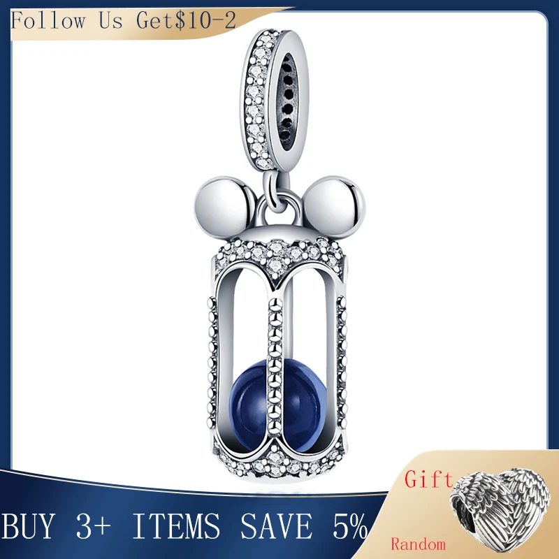 

Hot New Products 2021Arrival 100% Real 925 Sterling Silver Lampshade Beads Fit Original 3mm Bracelet DIY Fashion Jewelry