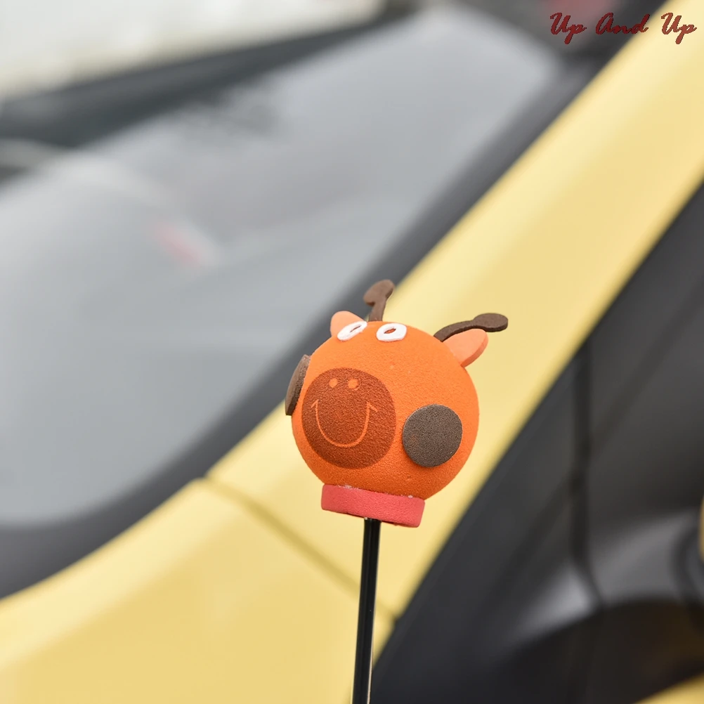 

Крутой Жираф Eva декоративная автомобильная антенна Топпер шарики оранжевый автомобиль модные внешние аксессуары