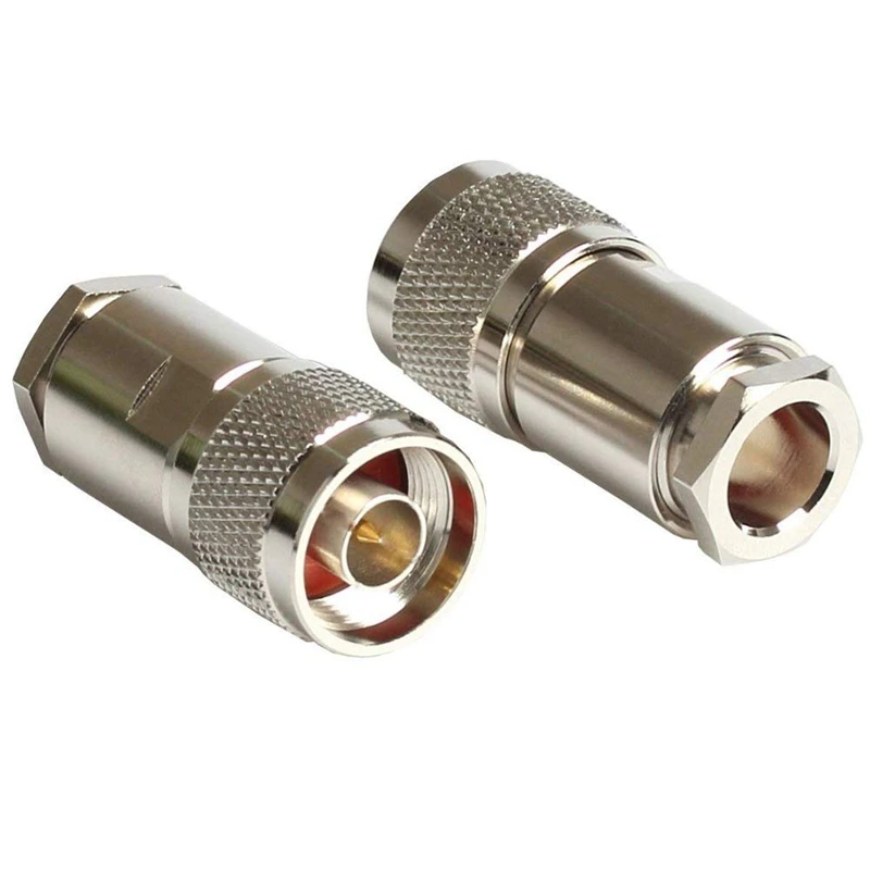 Фото 10PCS N Male Plug RF Coaxial Connector Clamp RG8 LMR400 RG213 RG165 RG393 Cable Инструменты 10PCS N Male Plug RF Coaxial Connector Clamp RG8 LMR400 RG213 RG165 RG393 Cable Инструменты