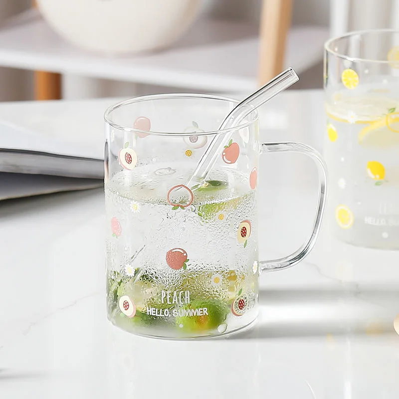 500 мл новая стеклянная чашка для воды кружка офисная кофейная домашний бокал вина