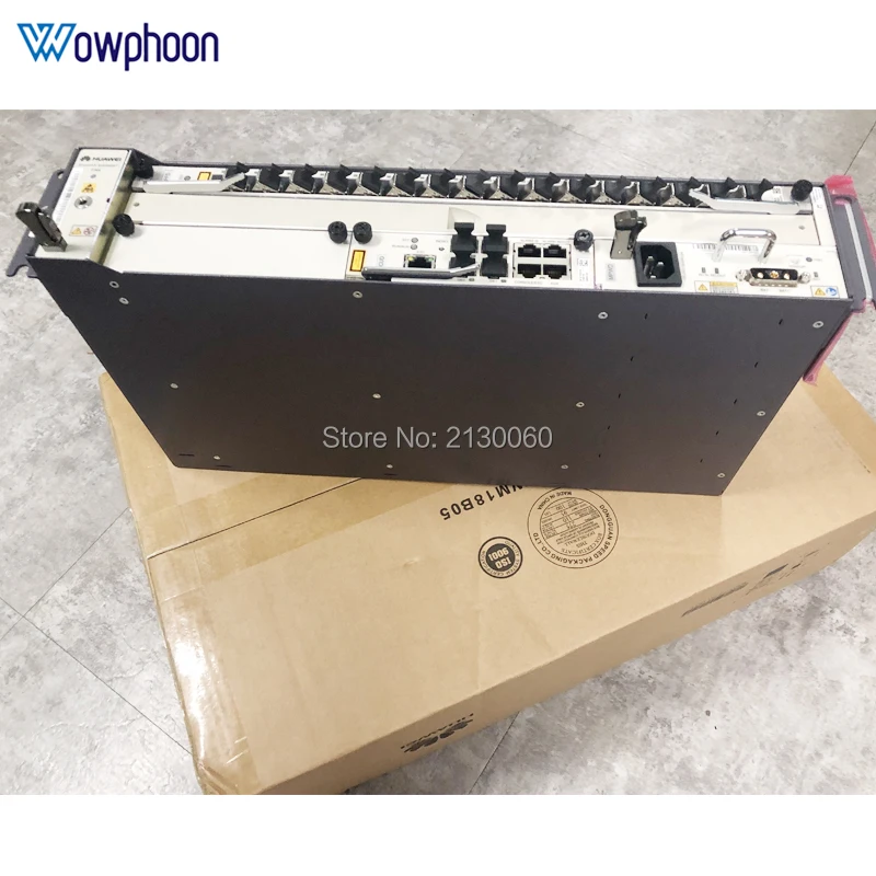 Оборудование Huawei GPON OLT 10G DC MA5608T + 1 * MCUD1 MPWC GPFD 16 портов B C терминал Hua Wei linii