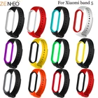 Силиконовый ремешок для часов Xiaomi Mi Band5 Mi band 5, сменный ремешок для смарт-часов mi Band 5