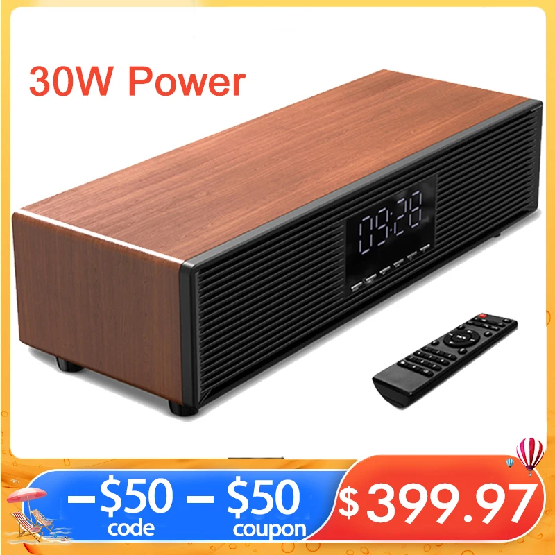 

Bluetooth-compatible Speaker Wireless High Volume Retro Mini Speaker Portable Small Subwoofer high power home player