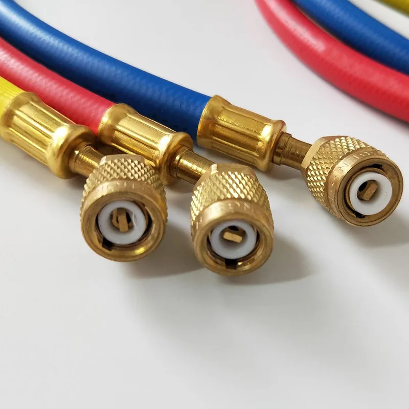 Холодильные зарядные шланги 3 шт./компл. 1 5 м для R R134A R410A R22 R12 R502 Testo 550 инструменты