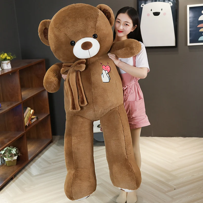 

1PC 80cm/100cm Large Size Teddy Bear Plush Toy Lovely Giant Bear Huge Stuffed Soft Dolls Kids Toy Birthday Gift For Girlfriend