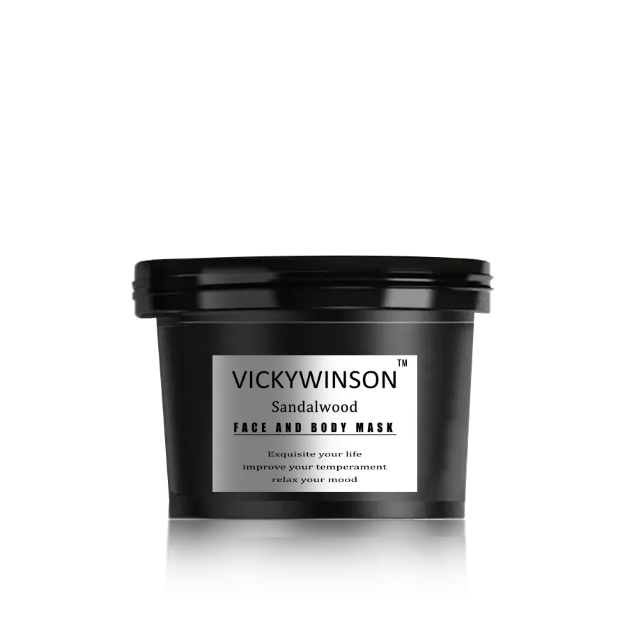 VICKYWINSON Sandalwood scrub cream 50g Scrub Sea Salt Exfoliating Massage Cream Anti Body Scrub Moisturizing Body Treatment