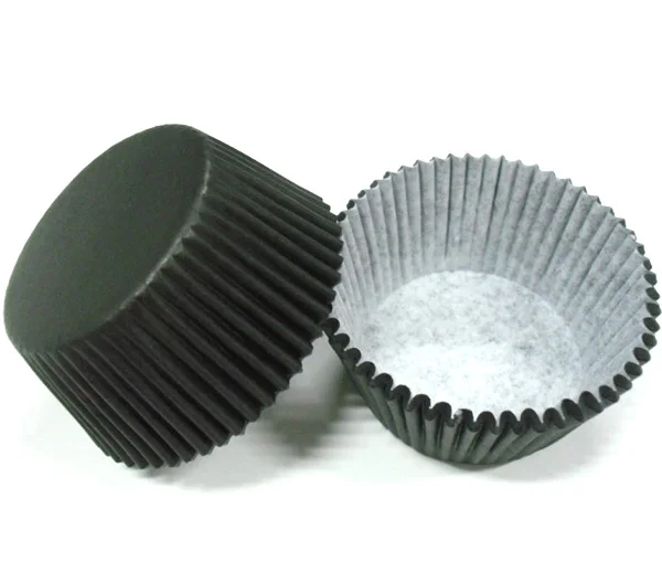 1000 шт. Одноцветный кофейно коричневый форма для порционного кекса выпечки Кубок