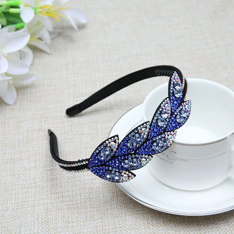 

Fashion headband women hair band bridal headdress wholesale haarband gumki do wlosow New haarreif ladies flower head bands