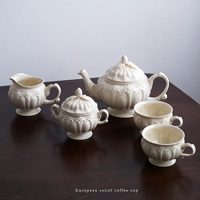 Milk Jug Coffee Cup Flower Teacup Wedding Decoration Gift Cl