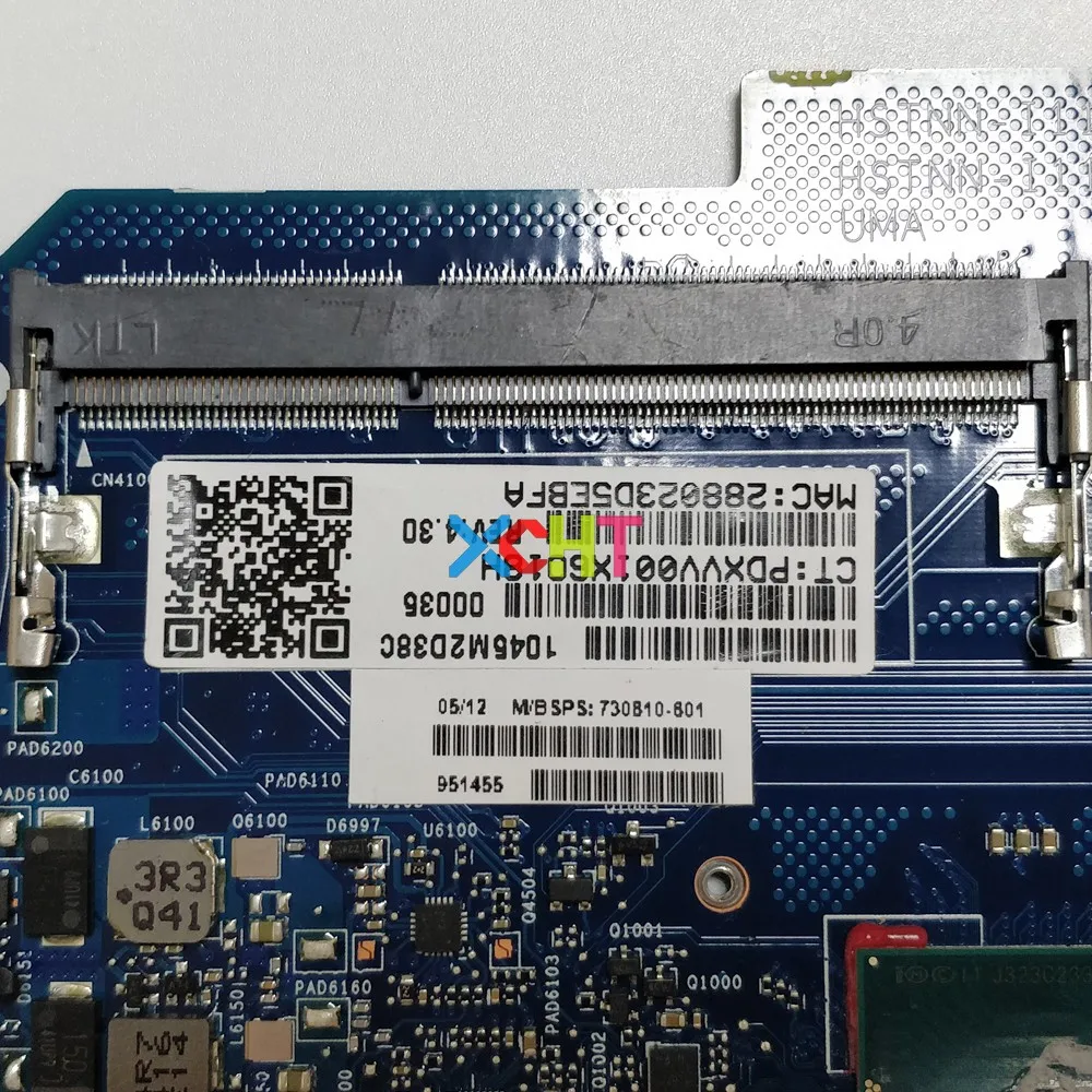 Для hp EliteBook 840 850 G1 730810-001 730810-501 730810-601 UMA i7-4600U 6050A2560201-MB-A03 материнская плата ноутбука испытания