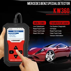 KONNWEI KW360 Mercedes-Benz dedicated full-featured full-system airbag
ABS brake system car scanner