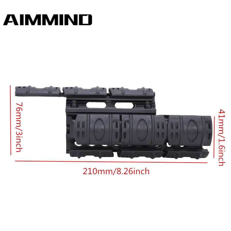 Тактический AK Handguard RIS Quad Rail System Standard Picatinny Weaver крепление рельсового прицела для AK47