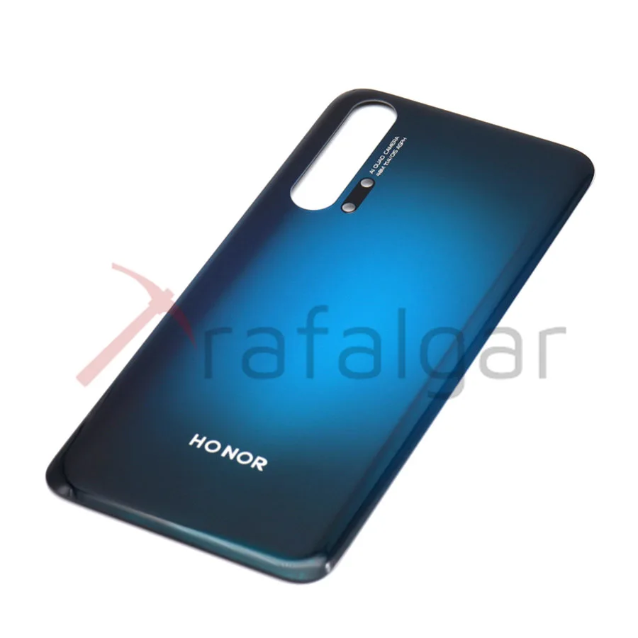 Крышка батарейного отсека для Huawei Honor 20 Pro Задняя стеклянная панель задняя крышка