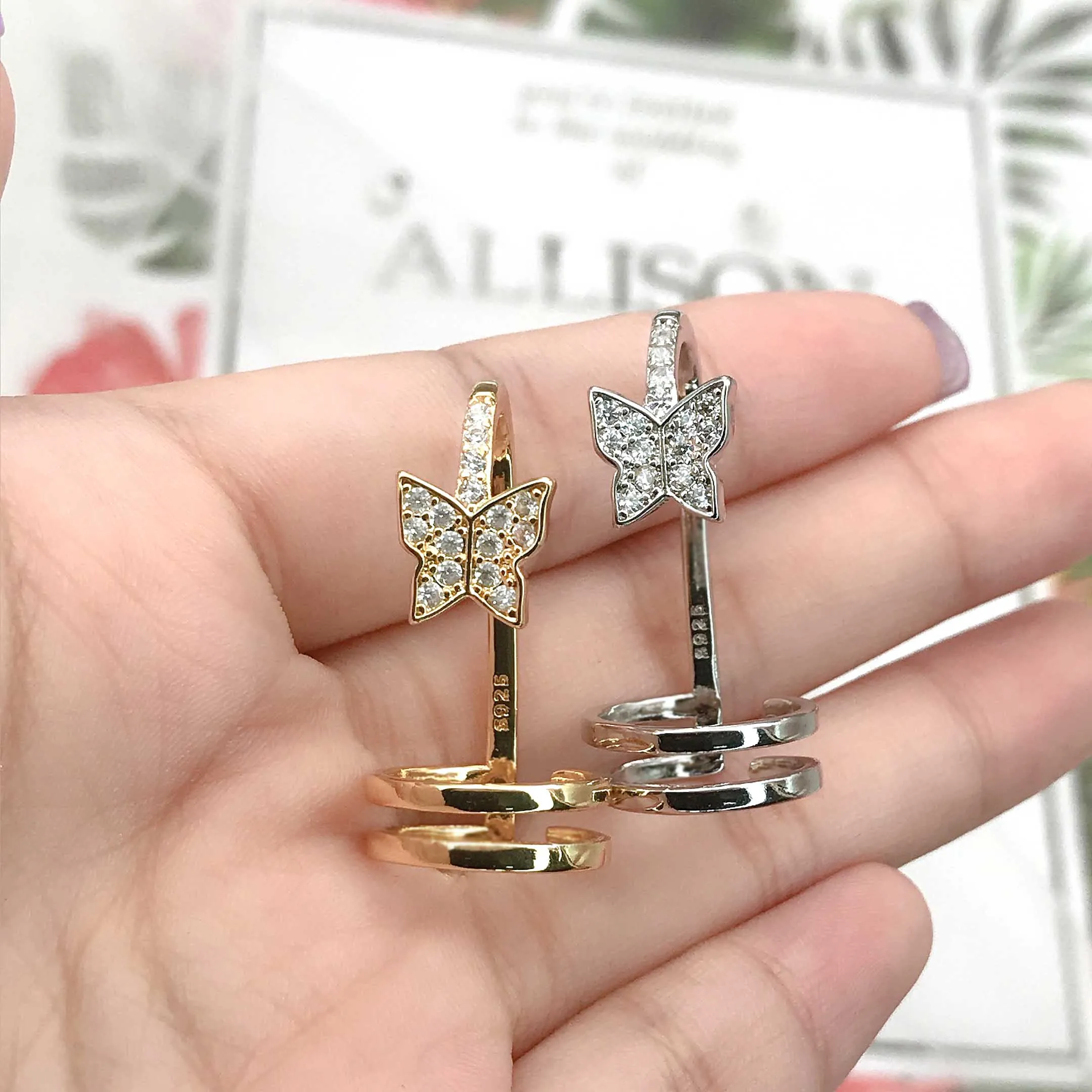 2021 новый тренд пальца кольцо для ногтей из искусственного шелка с серебряным