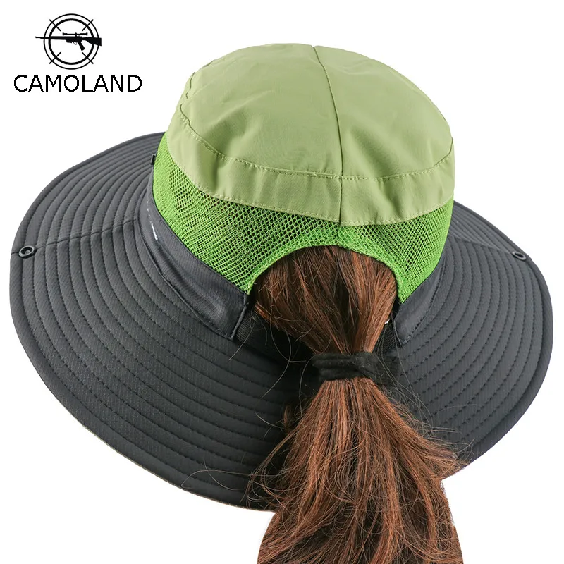 Водонепроницаемая шляпа от солнца летняя Панама для мужчин и женщин рыбалки с