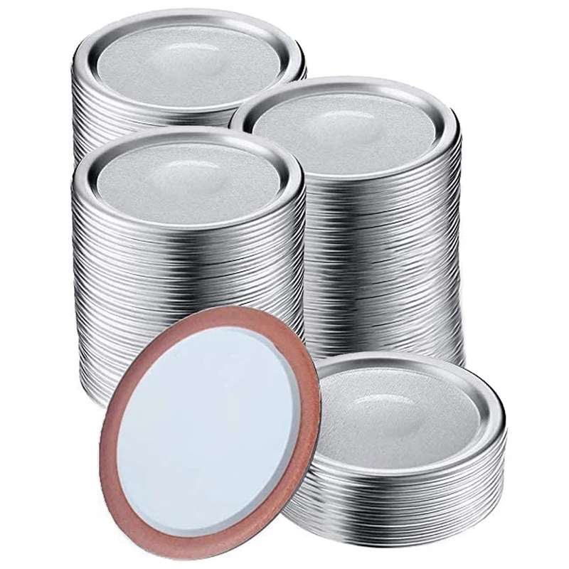 

Крышки для банок с завинчивающейся крышкой, крышки для банок с обычным горлышком, 150 шт.