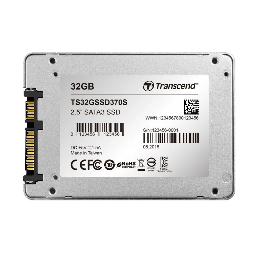 Твердотельный накопитель Transcend SSD370 2.5&quot SATA III MLC 32 Гб | Компьютеры и офис