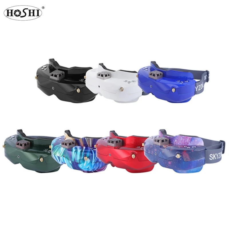

HOSHI SKYZONE SKY02X/ SKY02C/ SKY03O 5.8Ghz 48CH Diversity FPV Goggles Support DVR Head Tracker Fan For RC Racing Drone