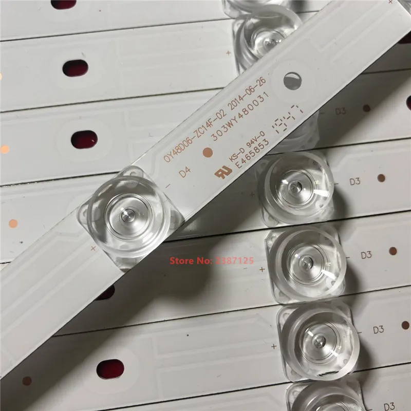 

New kit 12pcs 51CM For pan da LE48D19S LCD TV lamp OY48D06-ZC14F-02 303WY480031