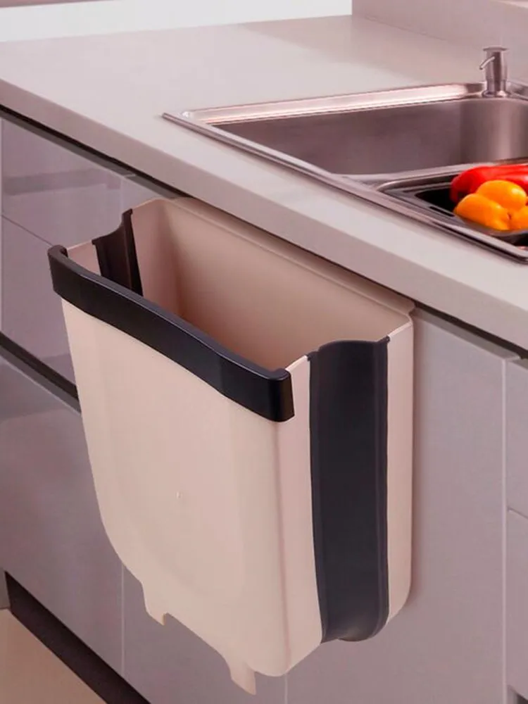 

Folding Waste Bin Kitchen Cabinet Door Hanging Trash Bin Wall Mounted Folding Waste Bin Kitchen Cabinet Door Hanging Trash Bin