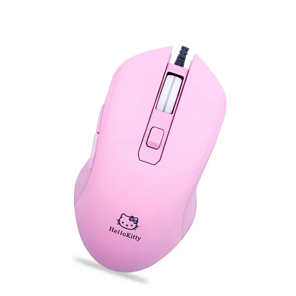 Фотоэлектрическая Проводная игровая мышь Esports Lighting mouse, розовая, для офиса, дома, компьютера, периферийные аксессуары