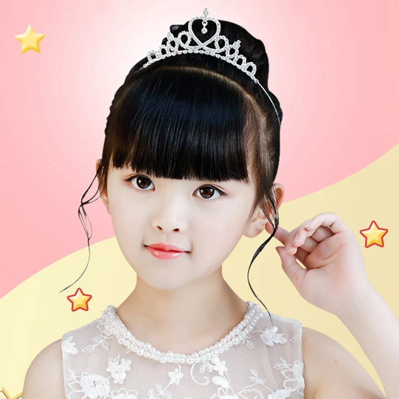 2019 детский головной убор корона принцессы ободок хрустальные свадебные