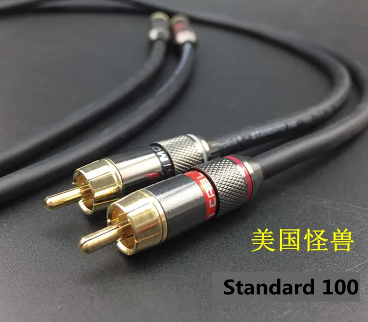 100 двойной лотос аудио линии hi-Fi hi-end hiend RCA сигнальная линия автомобильная |