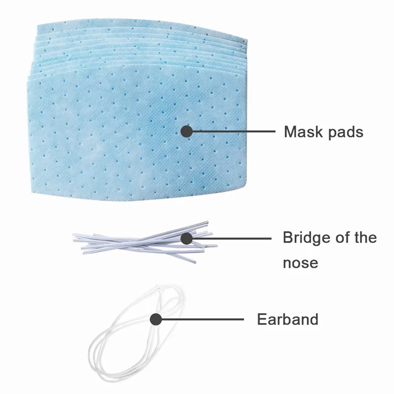 DIY Face Masks Disposable Dustproof Mask Facial Protective Cover Set Anti-Dust Salon Earloop | Красота и здоровье