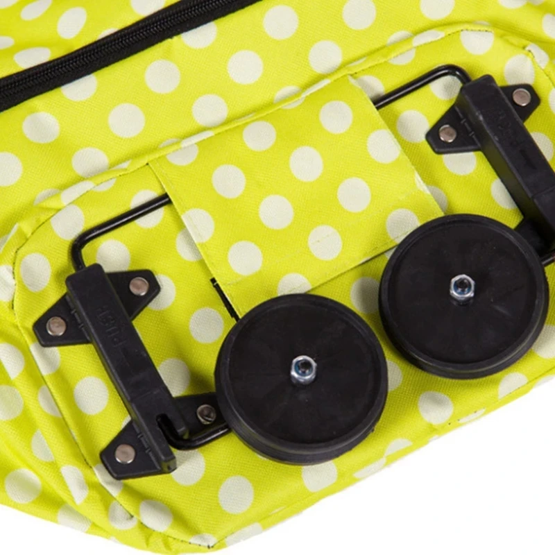 Маленькая тележка органайзер для покупок сумка-тележка на колесах Складные