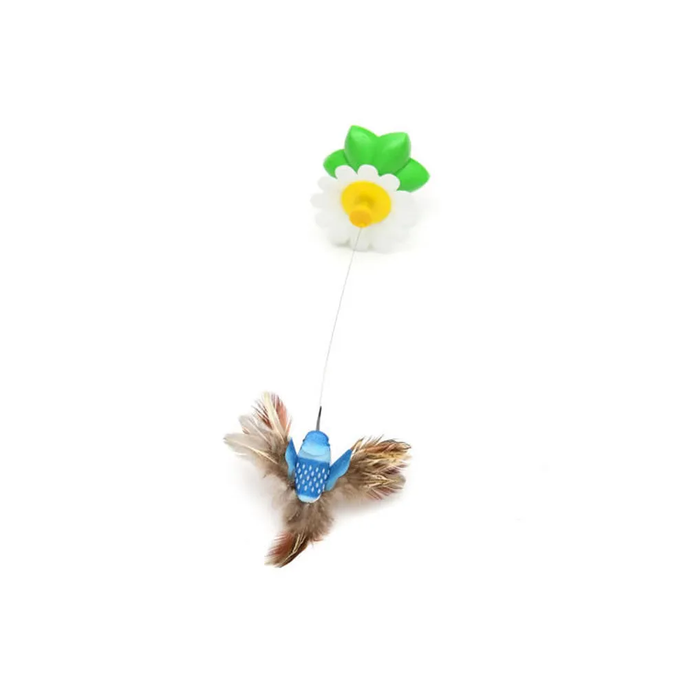

Pet Cat Toys Electric Swivel Seat Birdie Funny Cat Pet Toy Cat Kitten Chat Accessoires Pour Chats Fidget Toys Cat Accessories