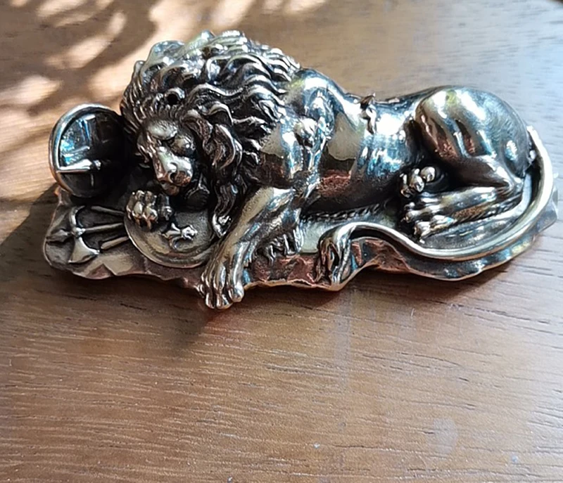 Сувенирный памятник Льва на дороге Люцерна Швейцария высокое качество бронза 95%