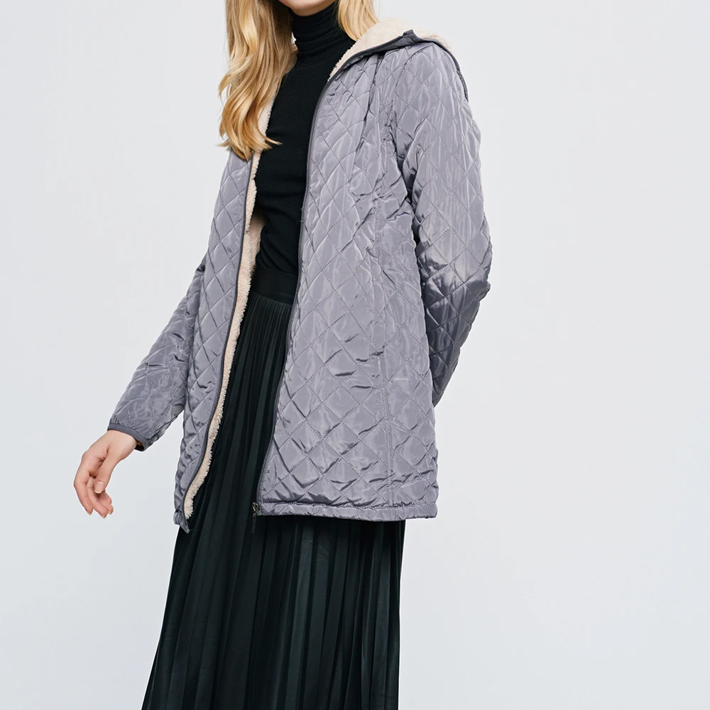 Женское повседневное пальто облегающее с капюшоном верхняя одежда новинка 2019 |