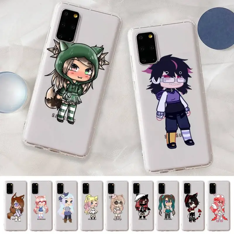 

RuiCaiCa Social game Gacha Life Phone Case For Samsung A 10 20 30 50s 70 51 52 71 4g 12 31 21 31 S 20 21 plus Ultra