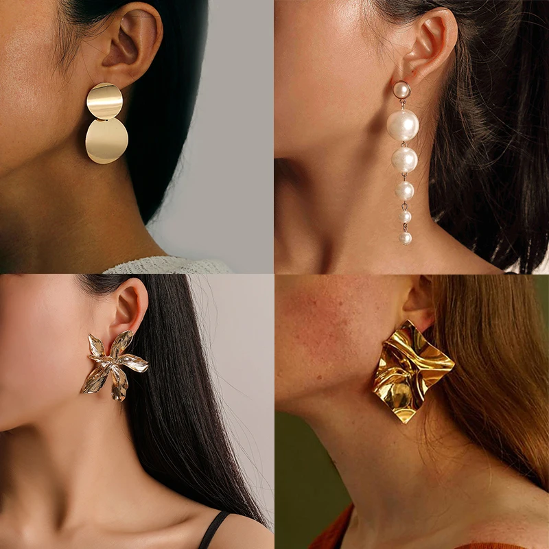 Корейские висячие серьги с человеческим лицом для женщин новинка 2020 модные