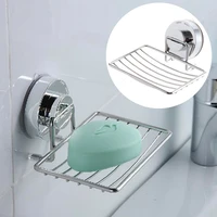 strong suction stainless steel soap dish bathroom storage soap rack plate wall storage rack holder soap dish holder