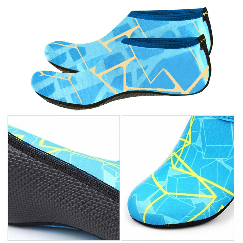 

Aqua Shoes with Pattern Print Water Sports Snorkeling Quick Dry Socks Beach Swimming Pool Anti Slip Anti Cut Shoes