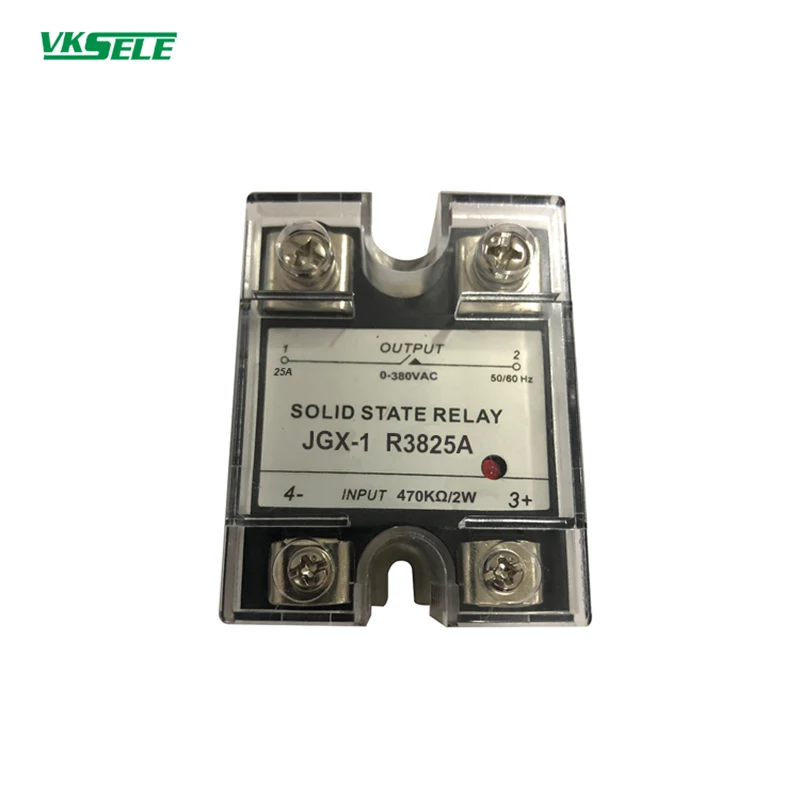 

JGX-1R3825A ssr 10a 15a 25aresistive type solid state relay module