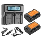 Аккумулятор 2600 мАч NP-FZ100 NP FZ100 NPFZ100 + быстрое двойное зарядное устройство с ЖК-дисплеем для Sony Alpha 9 A9 9R A9R 9S A9S A7RIII A7R3 A7R4 7RM3 A7m3