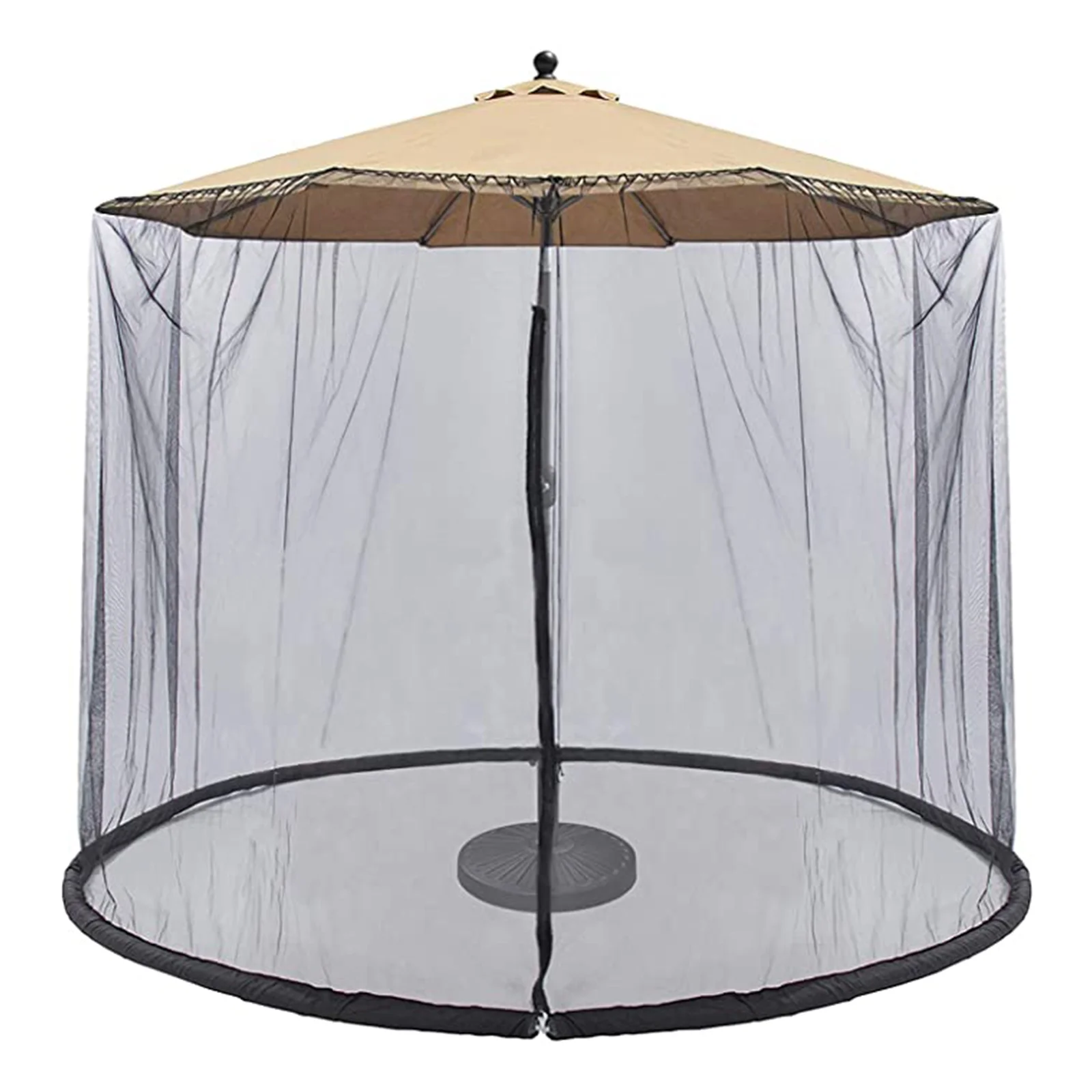 

300x300x230cm Outdoor Mosquito Net Umbrella Home Bed Large Umbrella Mesh Netting Mosquito Insect Net Double-door Umbrella Tent