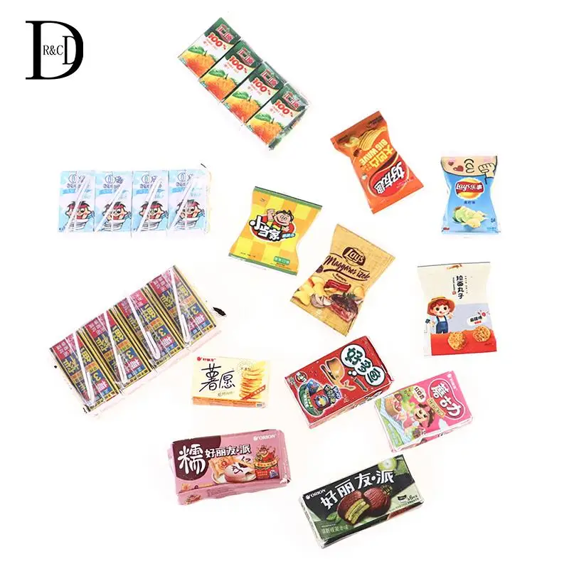 1/5/10 шт. 1:12 Миниатюрные аксессуары для кукольного домика Чехлы слепых удачей