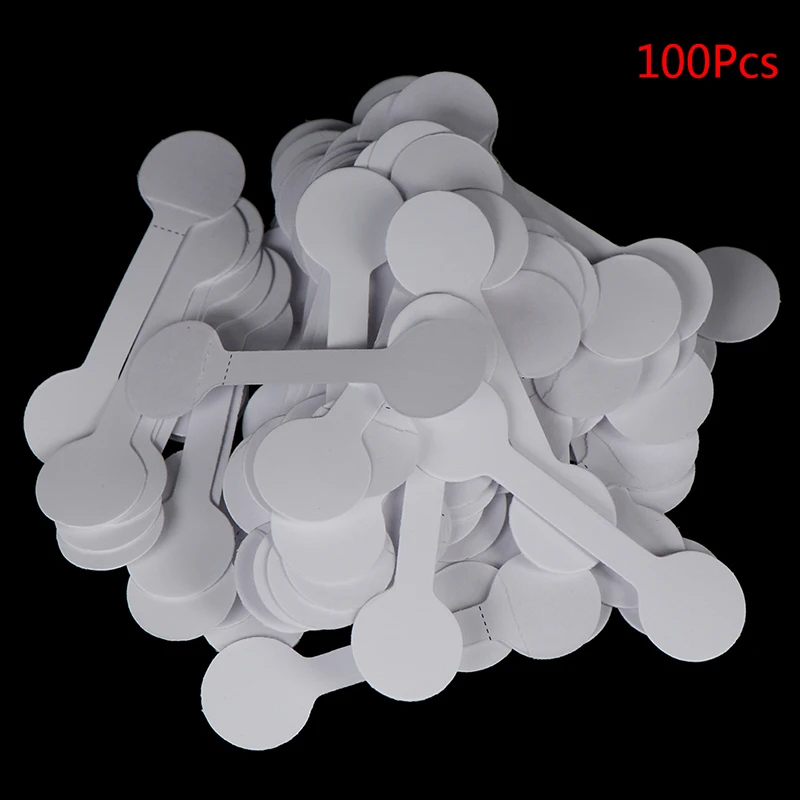 5x1.3cm 100PCS 50/100 шт/партия белая/серебряная/Золотая прямоугольная бирка галстук украшение на нитке одежда дисплей товары ценники - Цвет: 5x1.3cm 100PCS