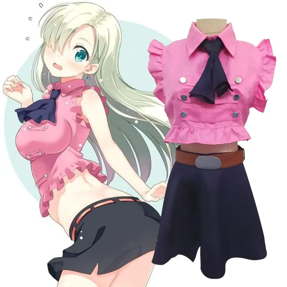 Костюм женский для косплея по аниме Семь смертных грехов костюм Элизабет лионы