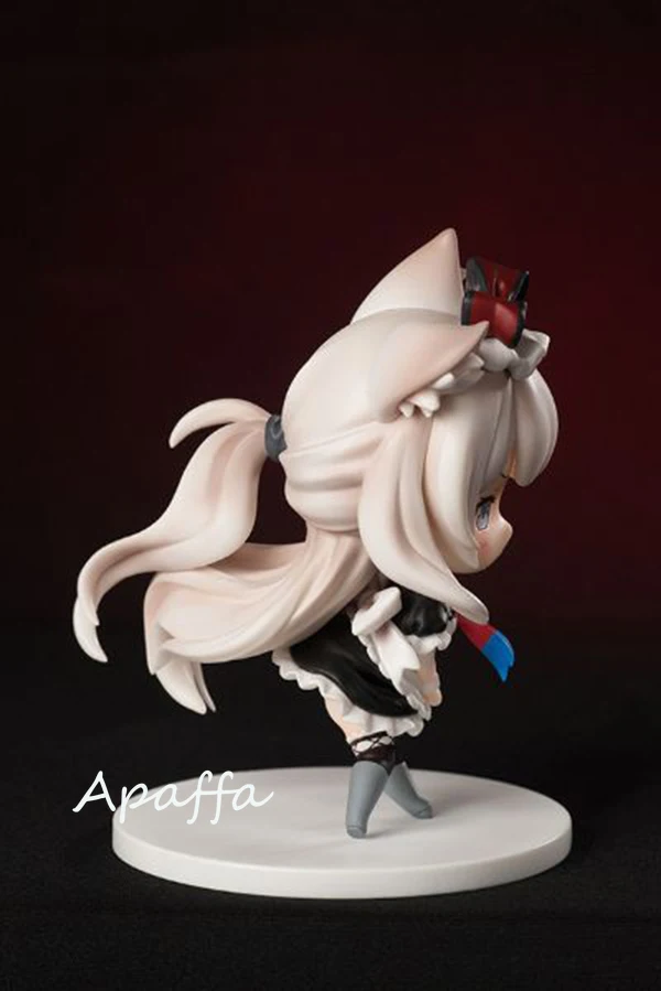 

10cm Anime Game Figure Toys Azur Lane HMS Unicorn and Hamman Cute Q Version PVC Action Figure Toys Collection Model Doll Gift