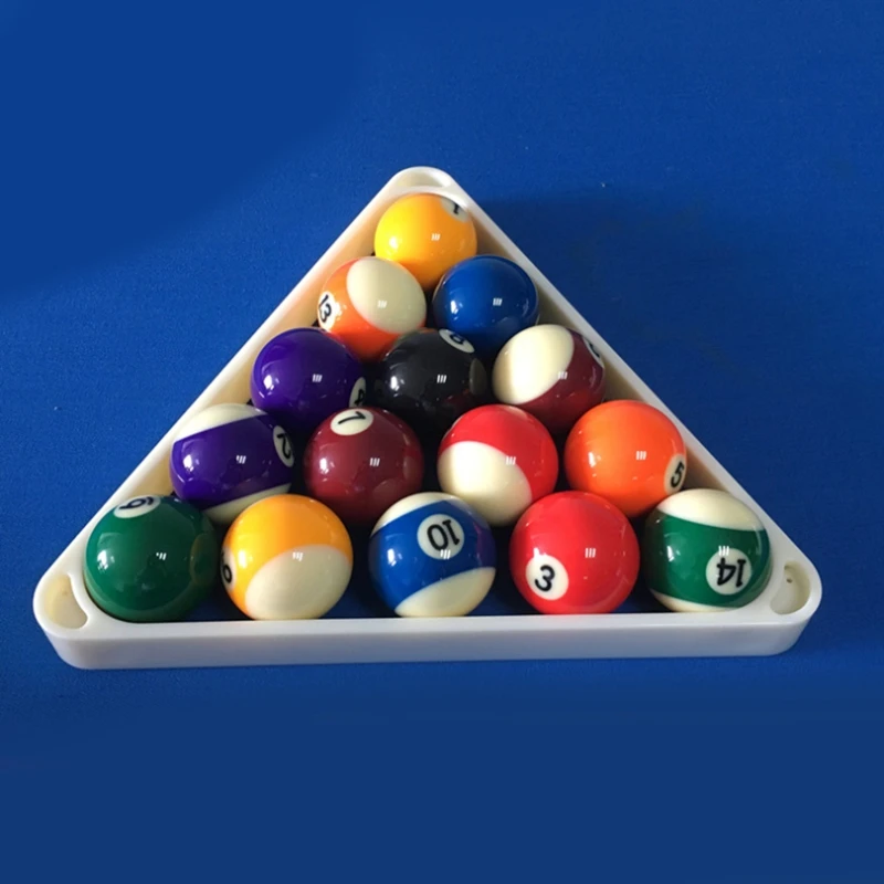 

Plastic Professional Billiards Triangular Rhombus Frame Snooker Balls Rack Sports Supplies Access