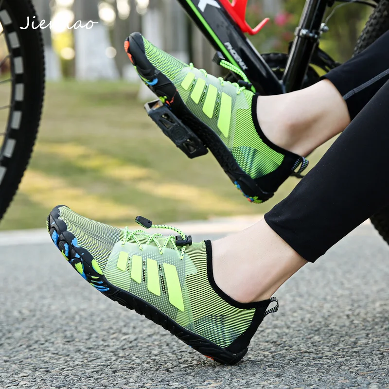 

JIEMIAO 2021 New MTB Cycling Shoes Men Women Bike Sapatilha Ciclismo Outdoor Non-slip Mountain Bicycle Sneakers Size 35-46