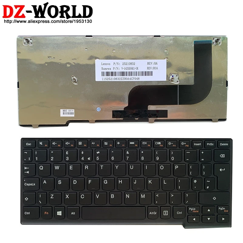 Новая Оригинальная английская клавиатура для Lenovo Ideapad Yoga 11S S210 S215 гибкая 10