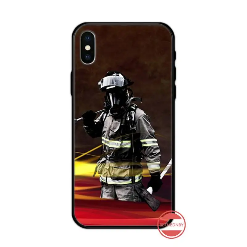 

Firefighter Heroes Fireman Phone Case for iPhone 11 12 pro XS MAX 8 7 6 6S Plus X 5S SE 2020 XR Fashion protective shell